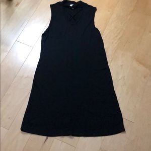 Black Ribbed Sundress